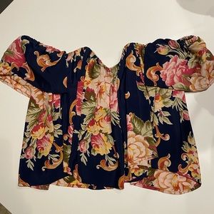 Stone cold fox crop top floral